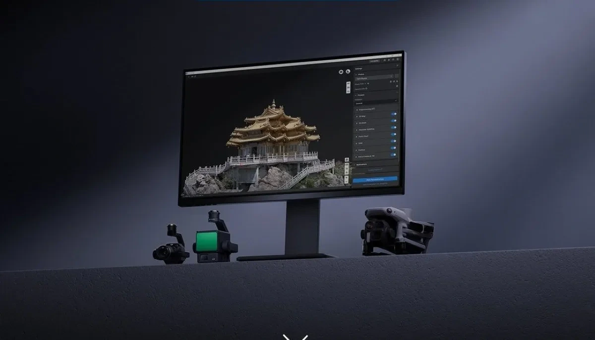 DJI Terra software pentru ortofoto, DSM DTM și reconstrucție 3D