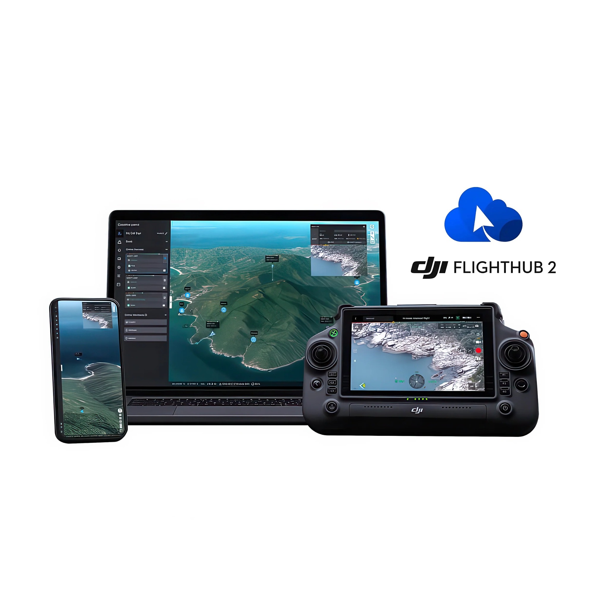 DJI FlightHub 2 pentru coordonarea operațiunilor și managementul flotei